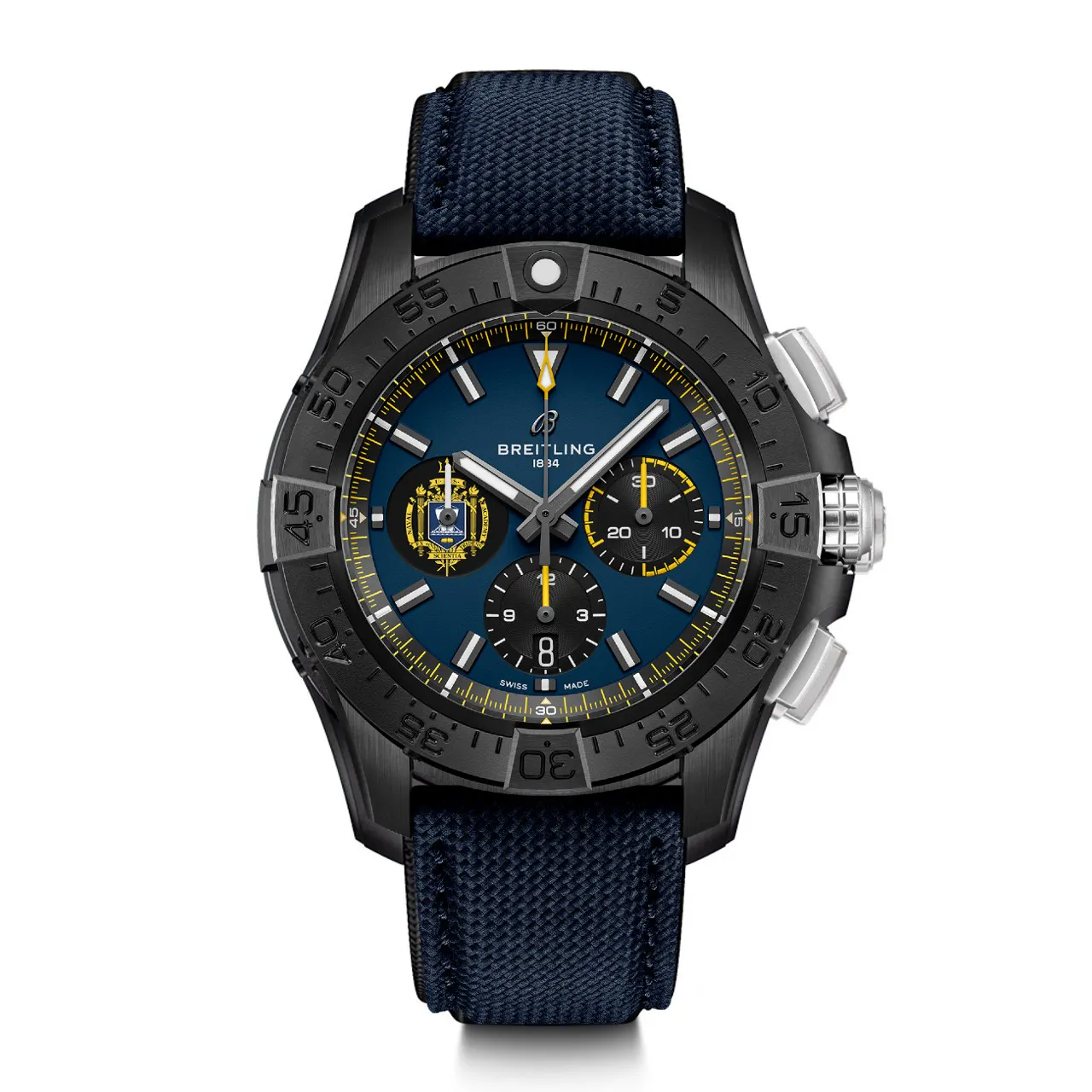 Breitling Pre-Owned Breitling Avenger B01 Chronograph Night Mission US Naval Academy