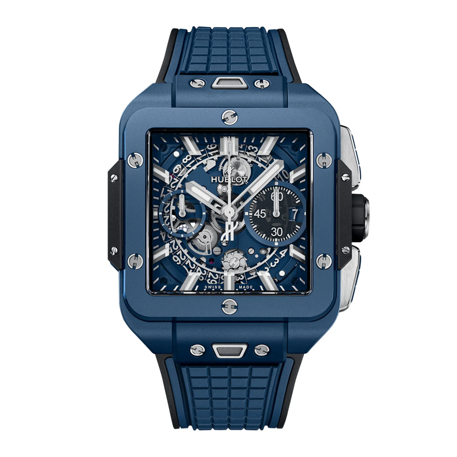 Hublot Hublot Square Bang Unico Blue Ceramic 42mm