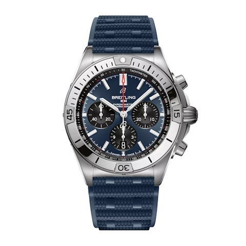 Vertical Breitling Chronomat 42 B01 Automatic Chronograph AB0134101C1S1