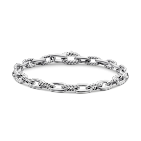Vertical DY Madison Chain Bracelet in Sterling Silver, 5.5mm