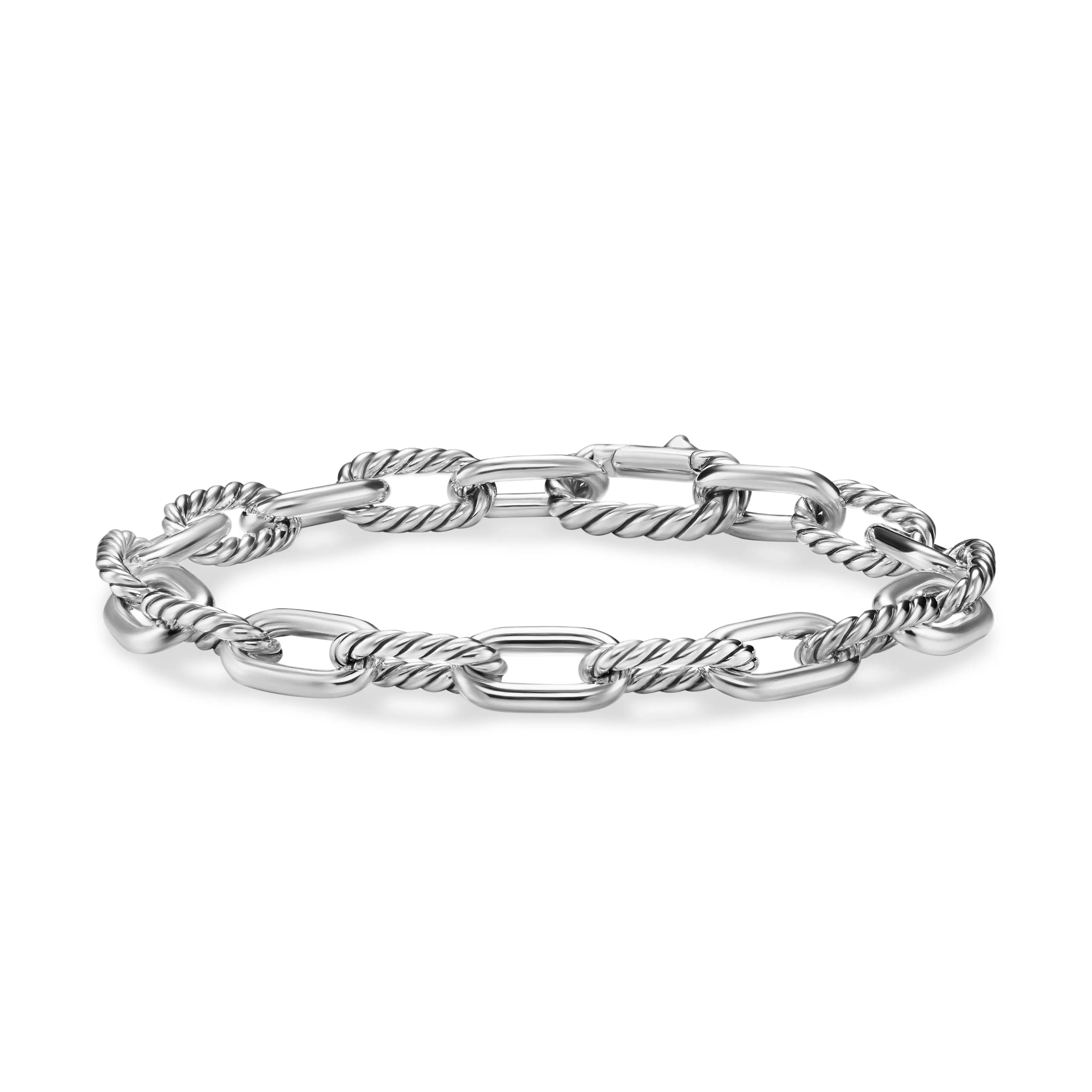 Vertical DY Madison Chain Bracelet in Sterling Silver, 8.5mm