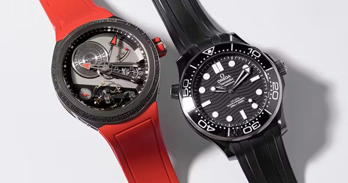 Pre-Owned Rubber Strap Watches Luxury Sport Watches for Sale