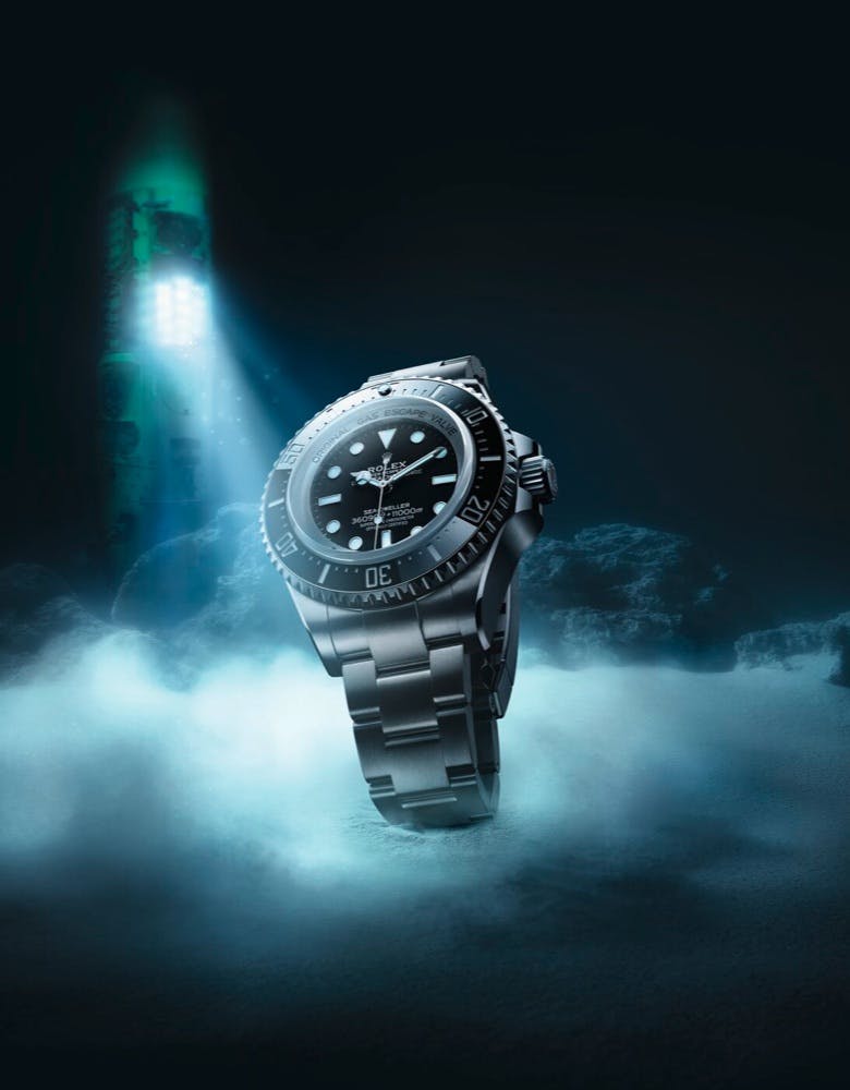 Rolex Deepsea with Submarine Spotlight on it