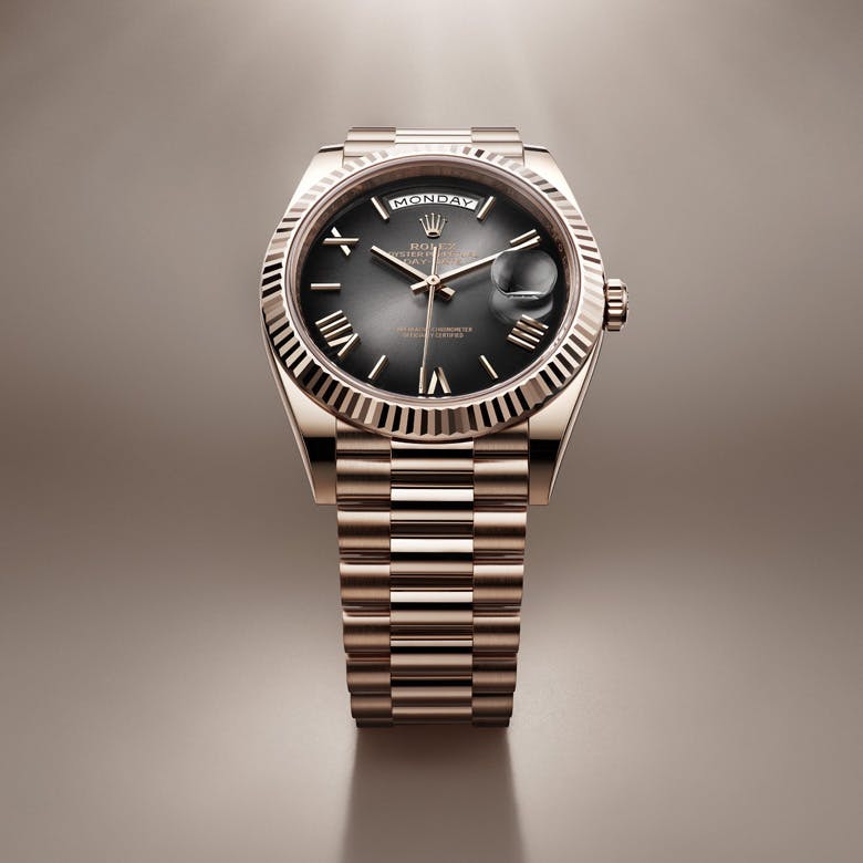 Rolex Day-Date Chocolate with Black Dial
